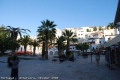 Het plein in het centrum van Albufeira.